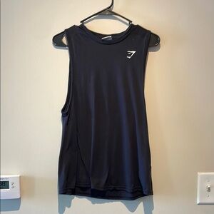 Gymshark Women's Black Sleeveless Top